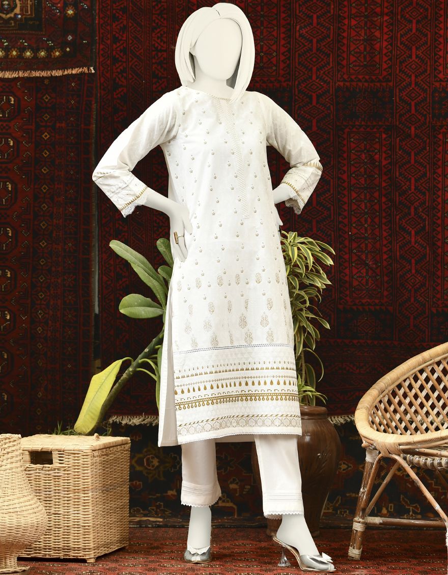 WHITE KURTI | JJLK-S-JPWK-US-22-687 FB/40*40/90*60