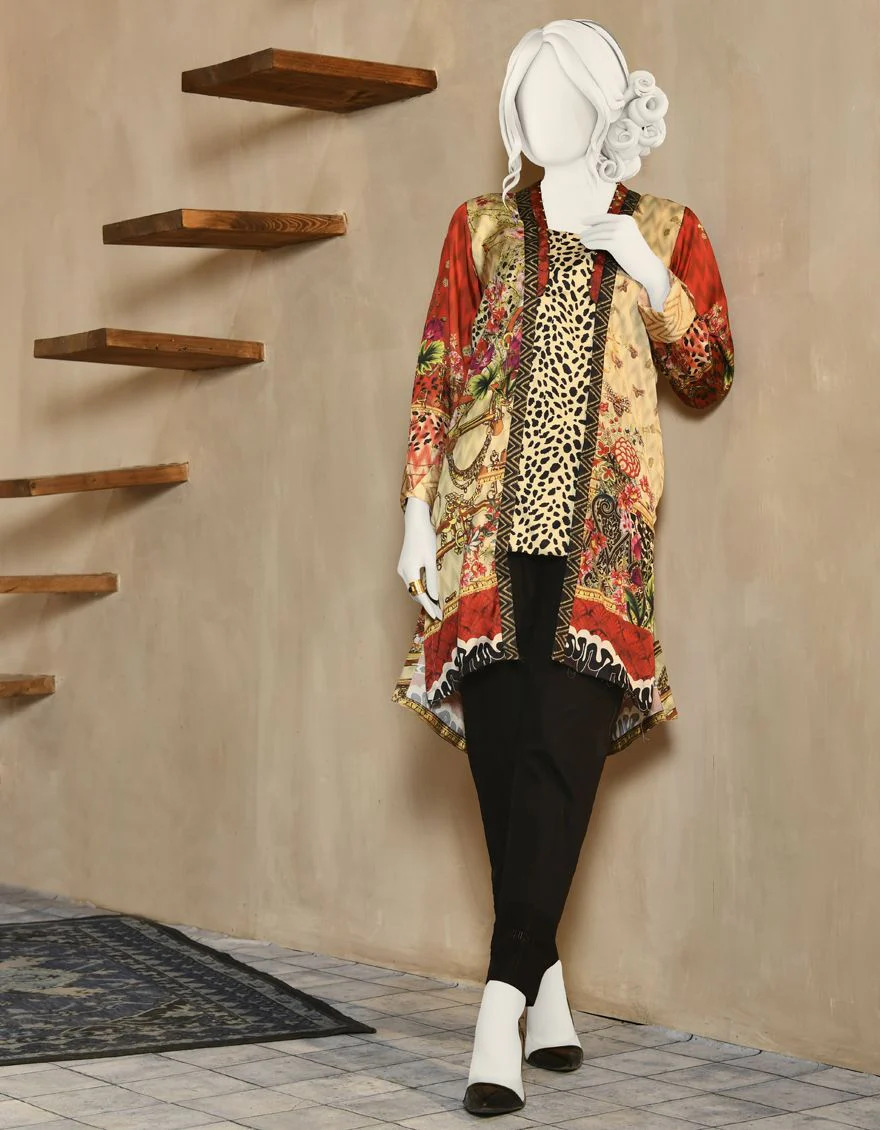BEIGE KURTI | JJLK-S-JPWK-US-22-695 FB/CARAMEL