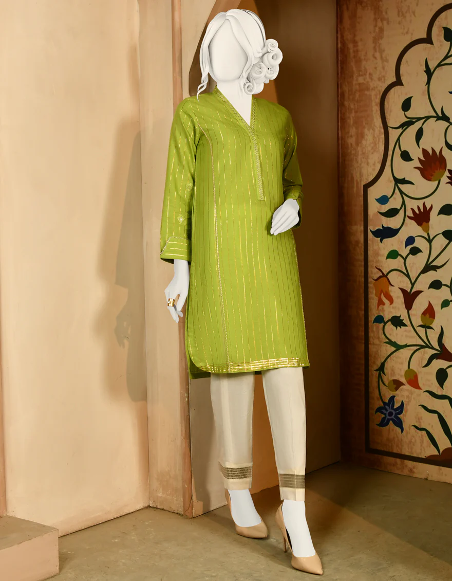 GREEN COTTON KURTI | JJLK-S-JPWK-US-22-712 FB/SPARKLE