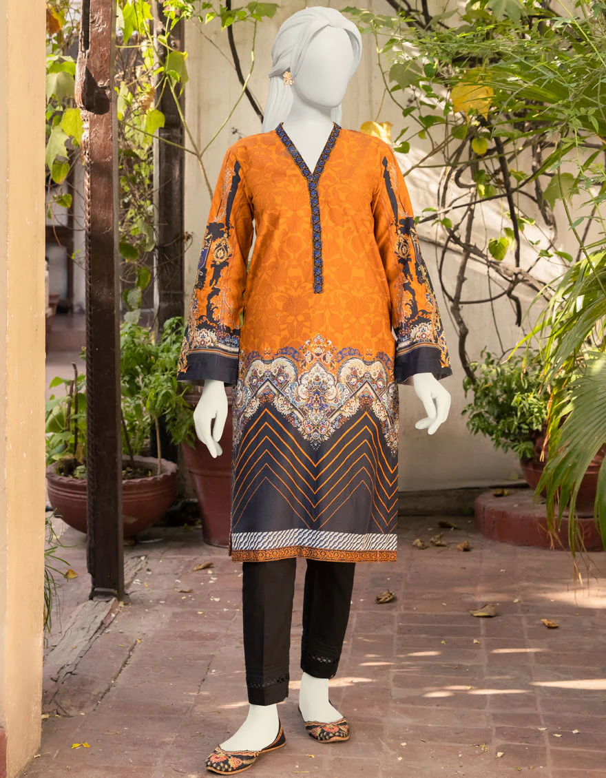 CHROME YELLOW CAMBRIC KURTI | JJLK-S-JPWK-US-22-735 FB/SHAMS