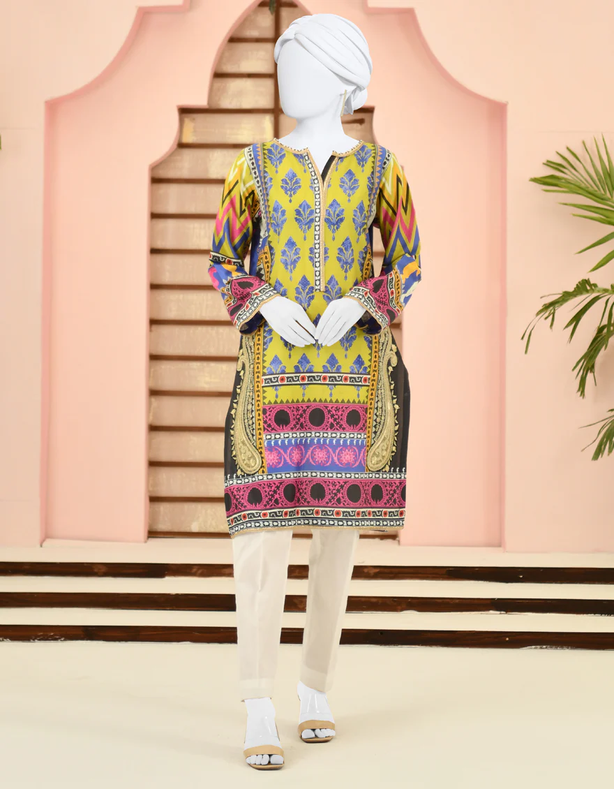 BLACK CAMBRIC KURTI | JJLK-S-JPWK-US-23-882 FB/MELODIC (23-2151)