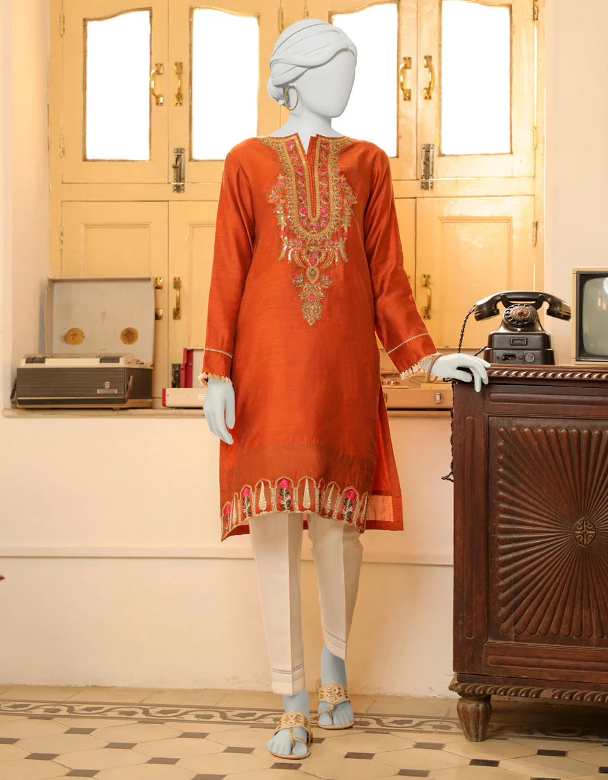 ORANGE KURTI | JJLK-S-JPWK-US-23-939 FB/JQ-911
