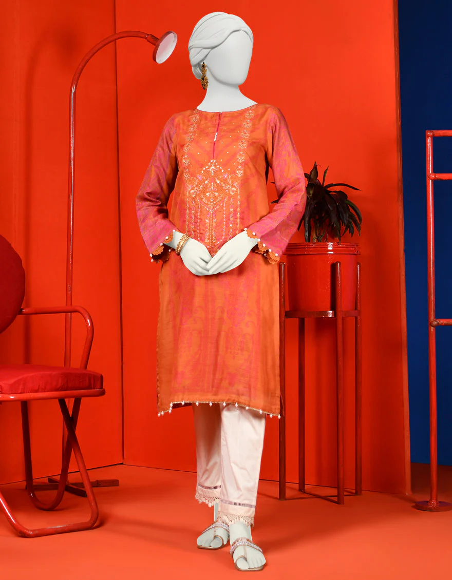 ORANGE KURTI | JJLK-S-JPWK-US-23-965 FB/JT-946