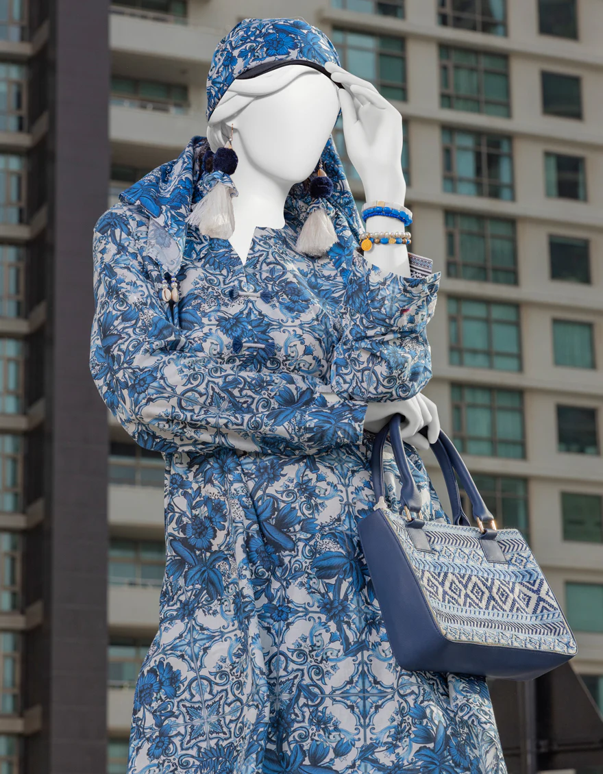 BLUE LAWN KURTI | JJLK-S-JSS-24-373 FB - Image 2