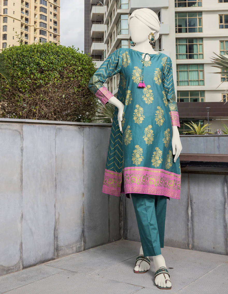GREEN LAWN KURTI | JJLK-S-JSS-24-381 FB