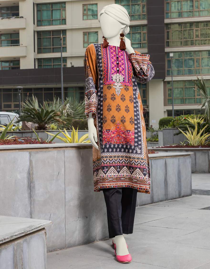 BROWN TEXTURED KURTI | JJLK-S-JSS-24-403 FB
