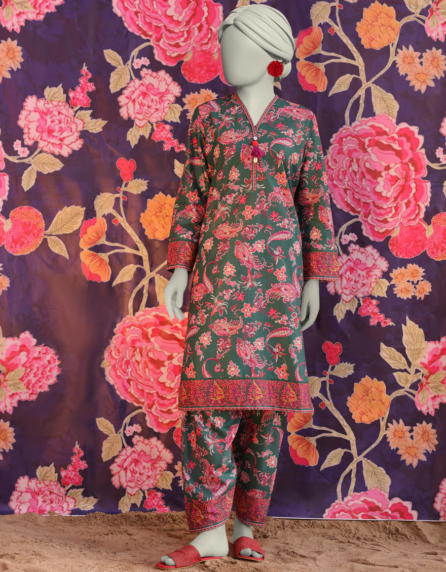 GREEN LAWN KURTI | JJLK-S-JSS-25-304 FB/ESSENTIAL-04