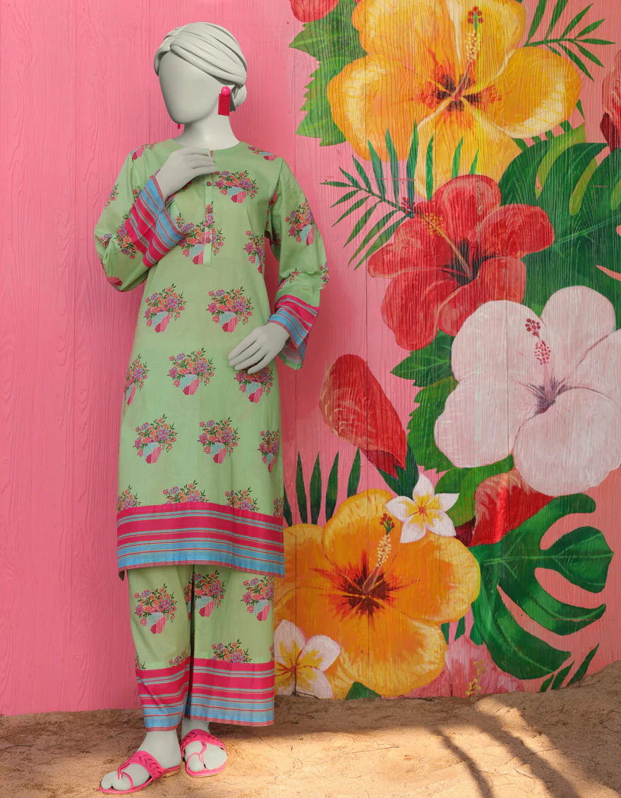 GREEN LAWN KURTI | JJLK-S-JSS-25-308 FB/ESSENTIALS-08