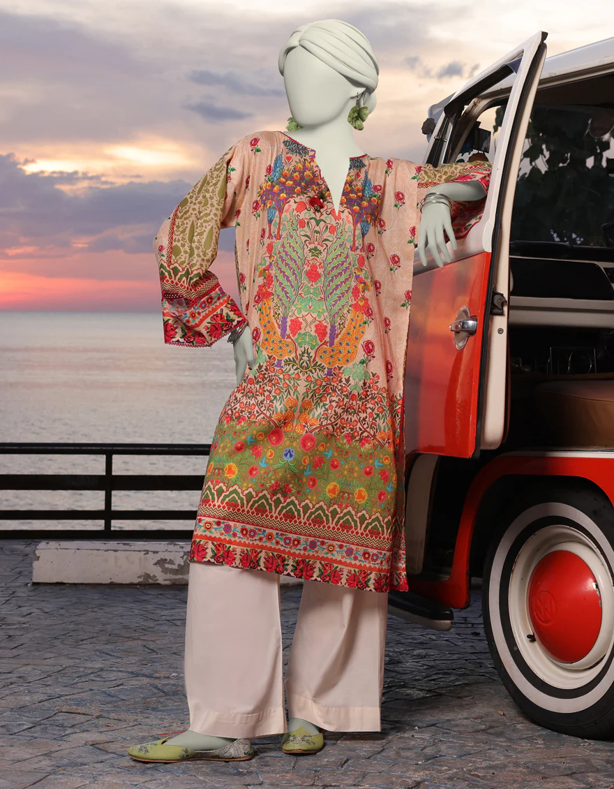 GREEN DIGITAL KURTI | JJLK-S-JSS-25-328 FB/BOHO-4