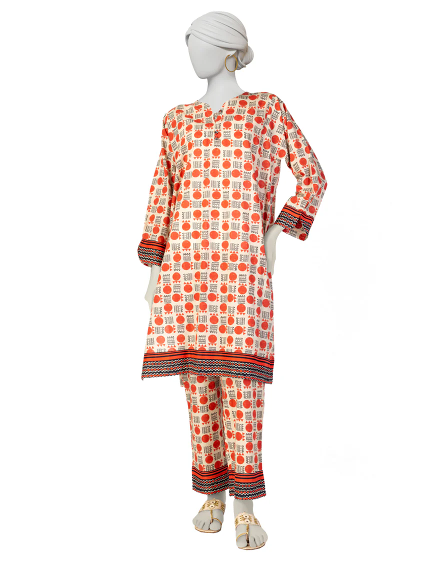 BROWN LAWN KURTI | JJLK-S-JSS-25-368 FB/ESSENTIALS-20