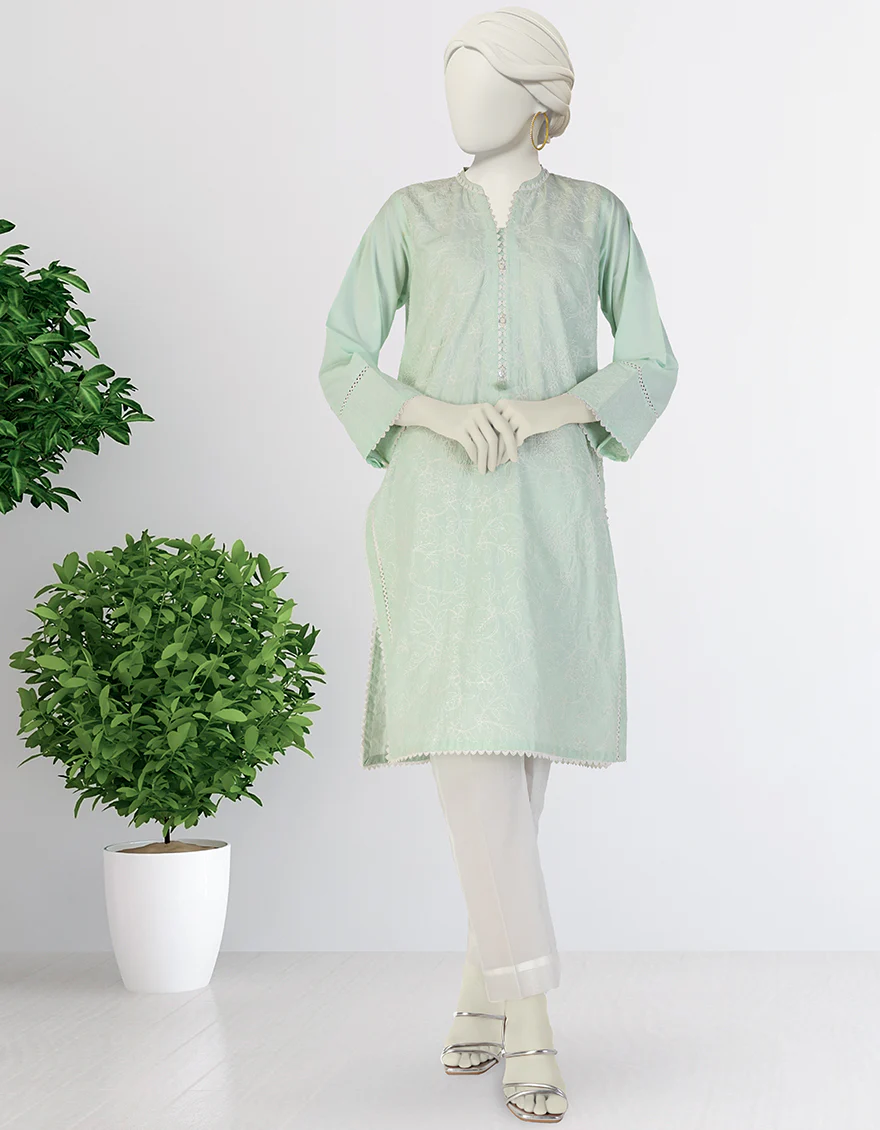 GREEN LAWN KURTI | JJLK-S-JSS-25-388 FB