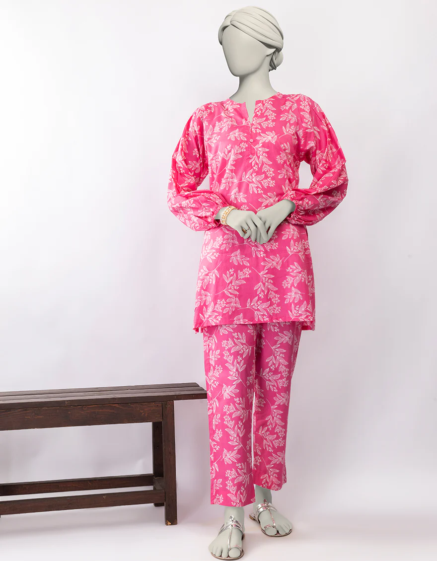 PINK LAWN KURTI | JJLK-S-JSS-25-419 FB