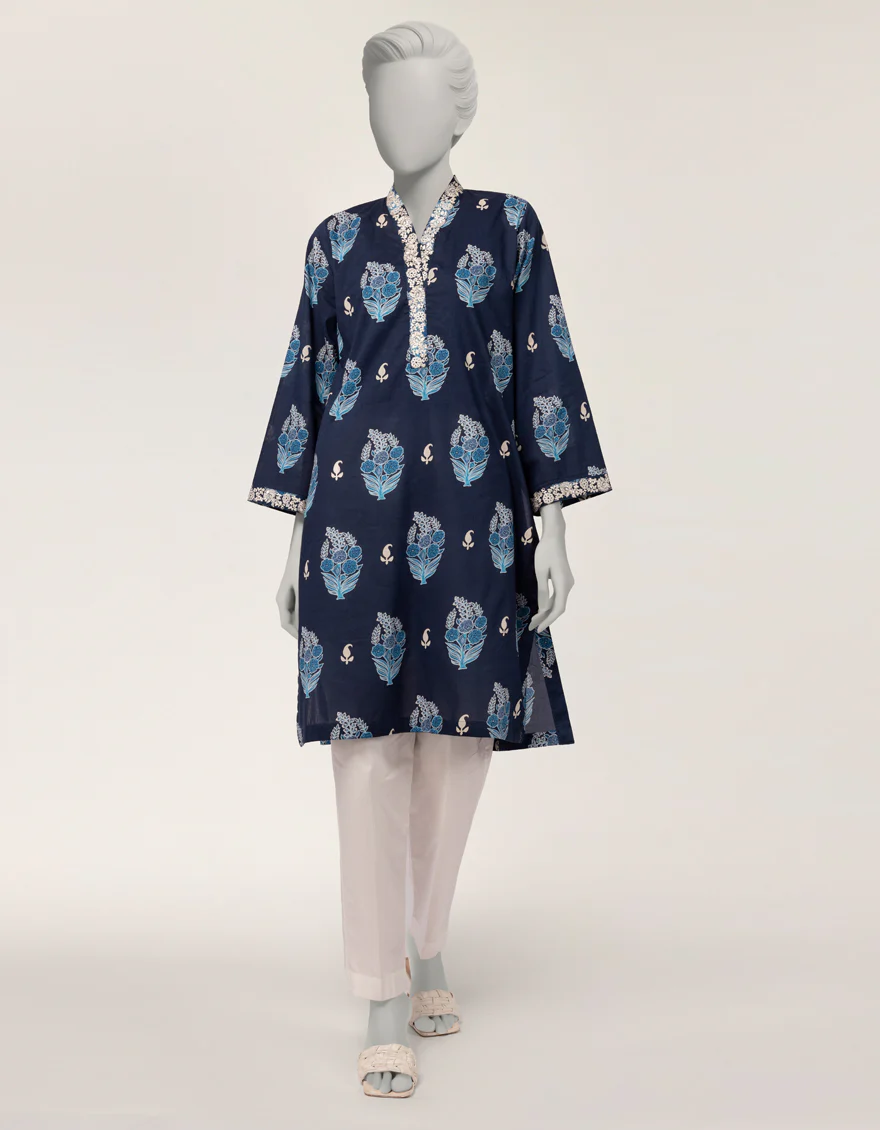 BLUE LAWN KURTI | JJLK-S-JSS-26-591 FB/ASSORTMENT-03