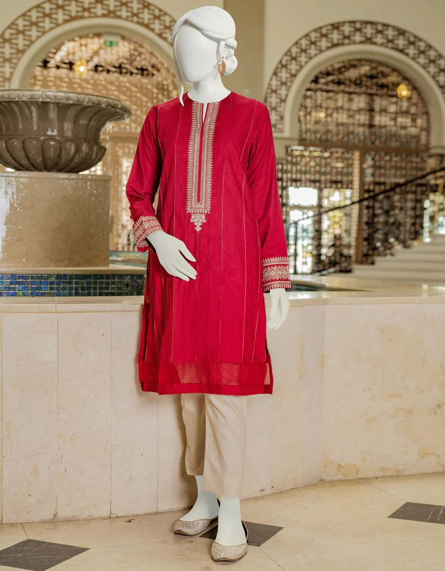 MAROON KURTI | JJLK-S-JSS-US-22-339 FB/TRADITIONL VIBE