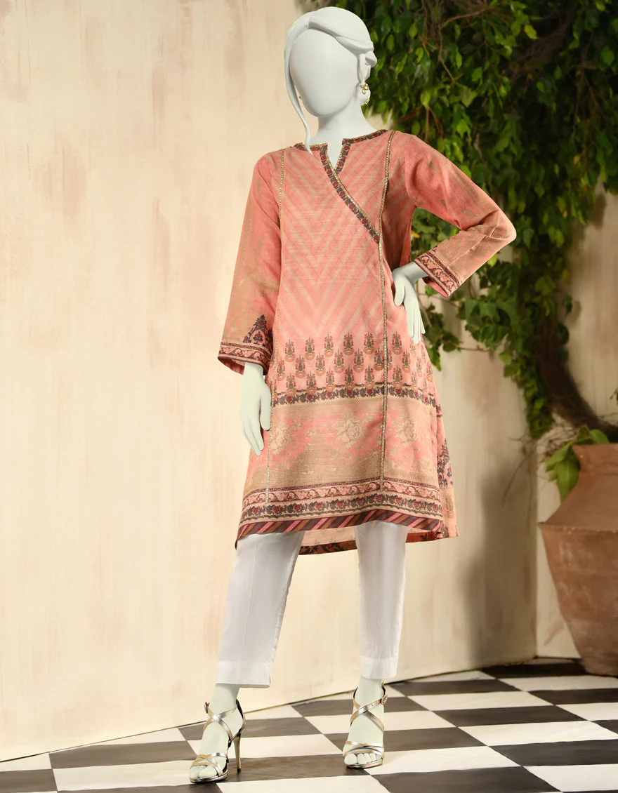 PEACH KHADDAR KURTI | JJLK-W-JPWK-US-22-804 FB/JOY