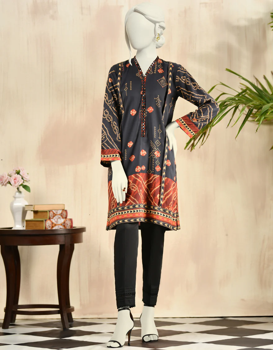 BLACK CAMBRIC KURTI | JJLK-W-JPWK-US-22-822 FB/VIBES
