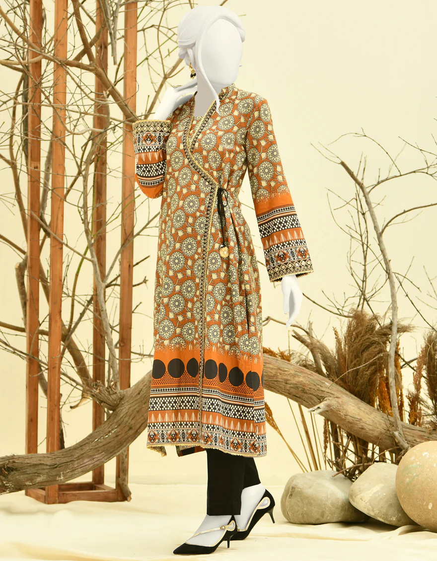 CHROME YELLOW CAMBRIC KURTI | JJLK-W-JPWK-US-22-852 FB/MAPLE (22-5165)