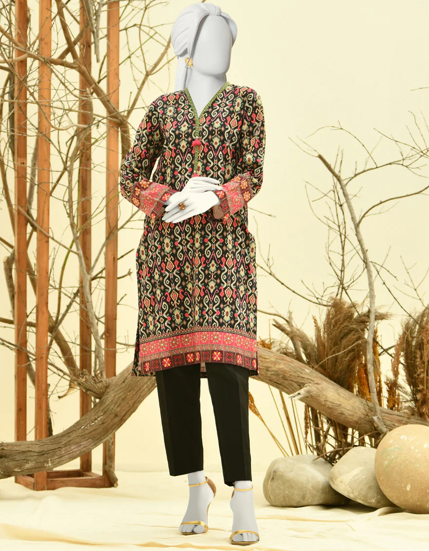 MULTICOLOR CAMBRIC KURTI | JJLK-W-JPWK-US-22-855 FB/ACACIA (22-5173)