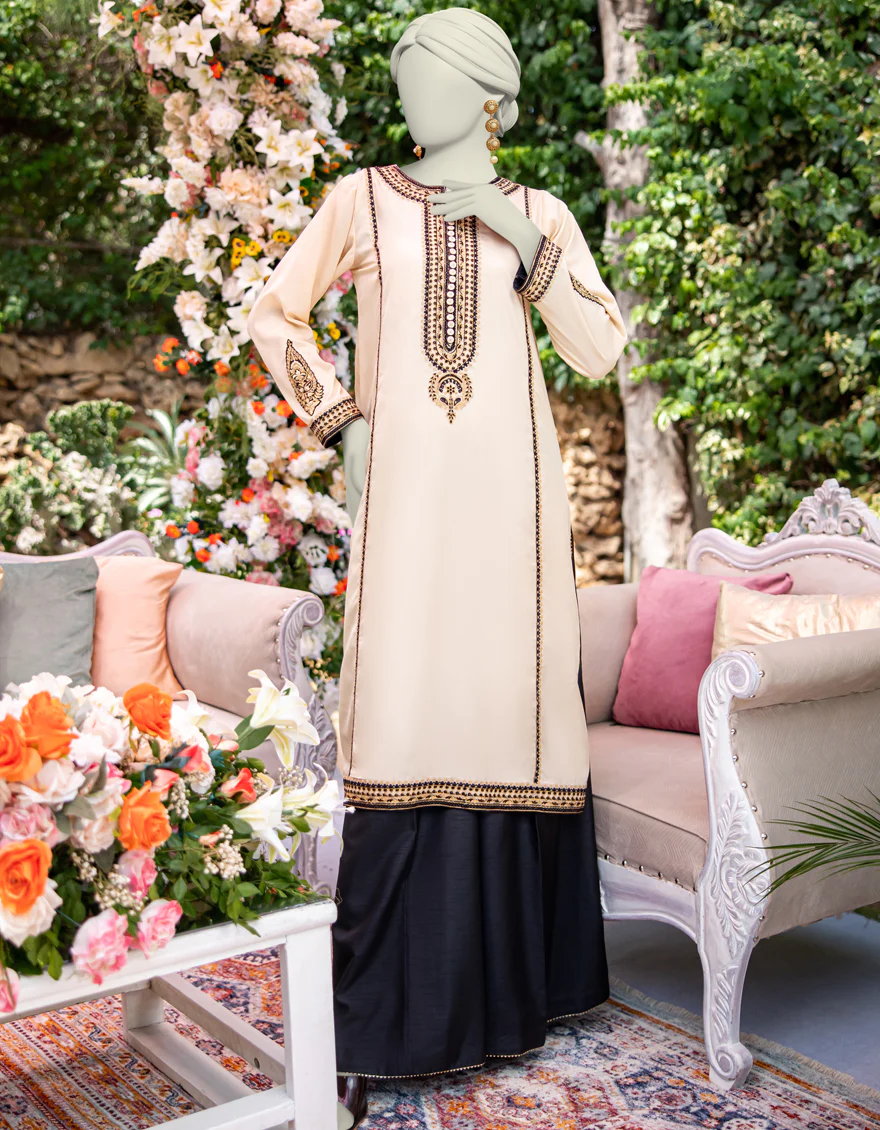 WHITE KHADDI KURTI | JJLK-W-JWS-24-3020 FB/ELFESYA-5