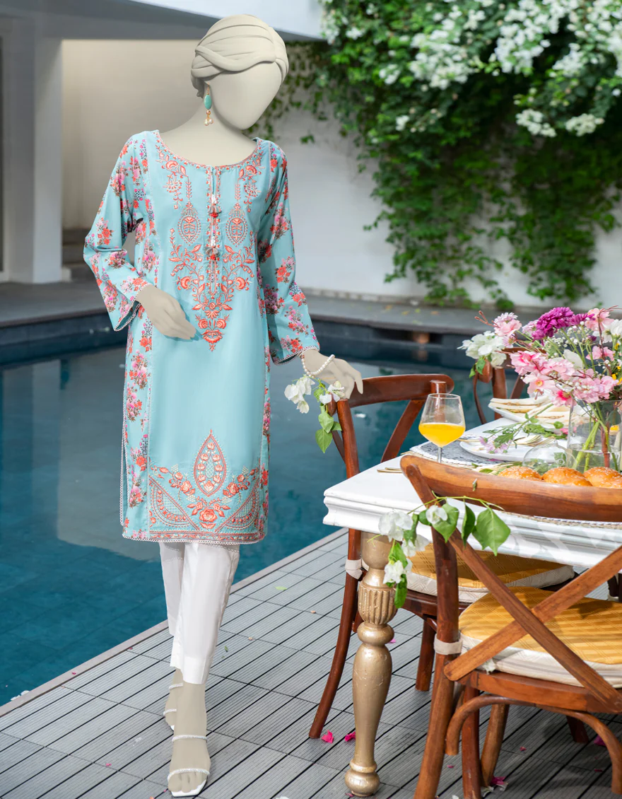 BLUE CAMBRIC KURTI | JJLK-W-JWS-24-3083 FB/SPRING FLORAL-03