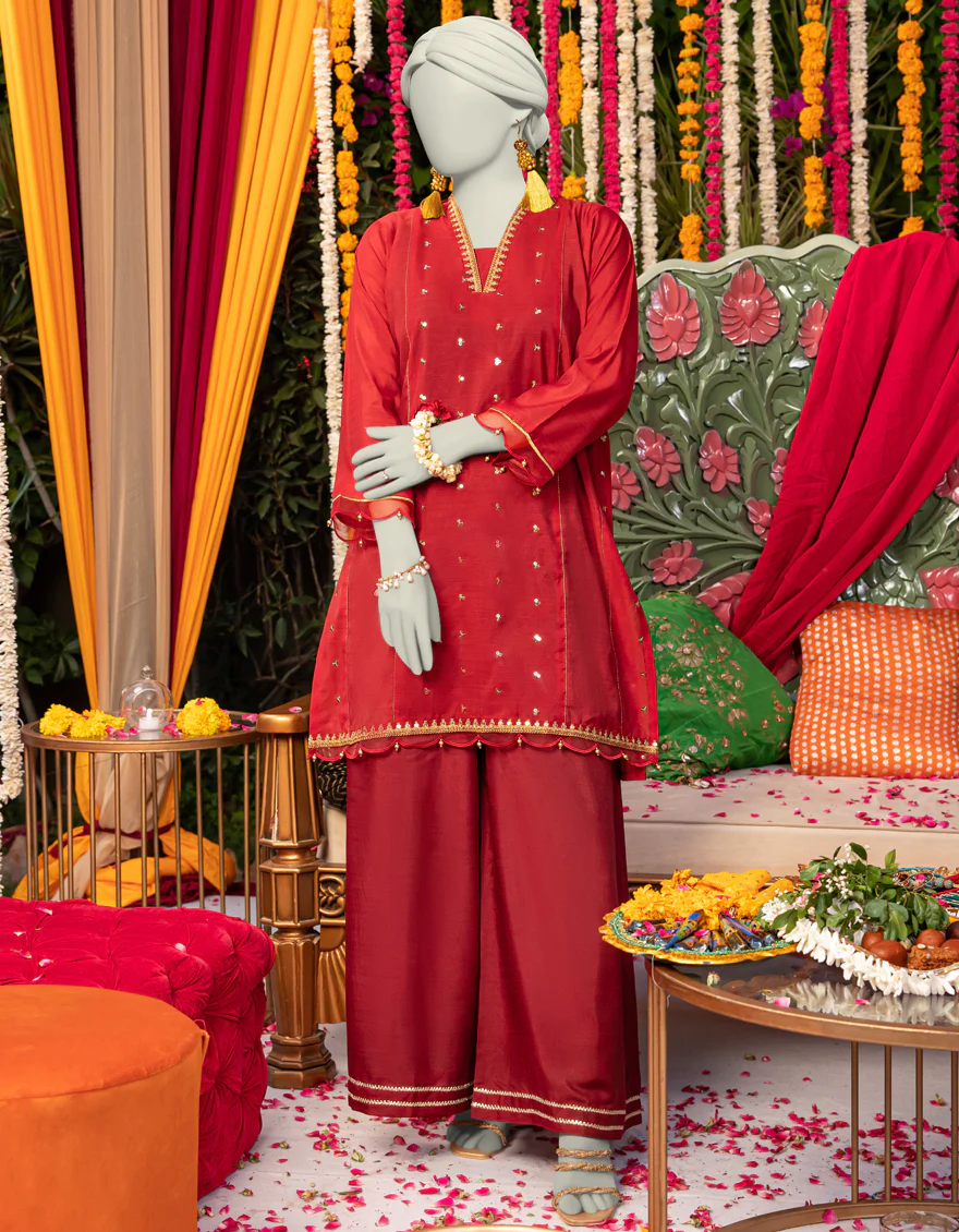 RED PAPER COTTON KURTI | JJLK-W-JWS-24-3087 FB/BLINK-03