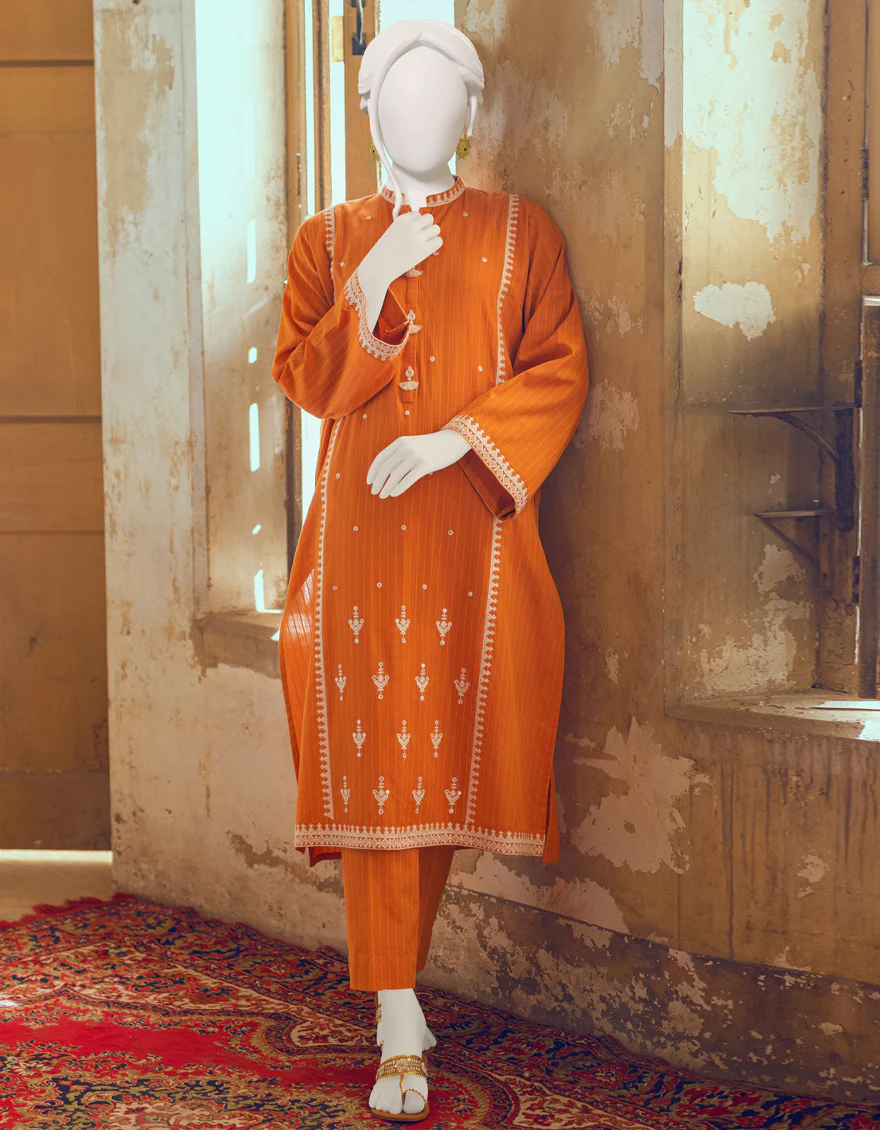 RUST PLAIN KURTI | JJLK-W-JWS-US-22-3021 FB/EMK-013