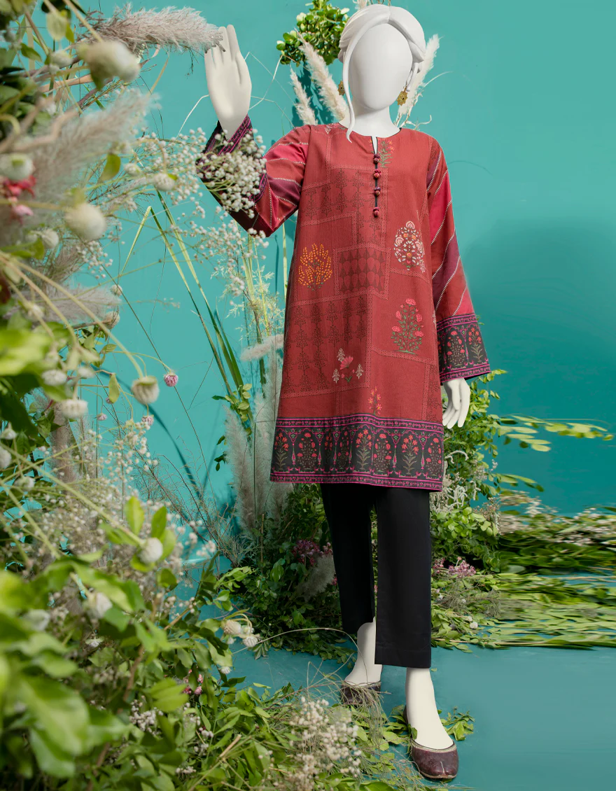 MAROON KARANDI KURTI | JJLK-W-JWS-US-22-3051 FB/COLA