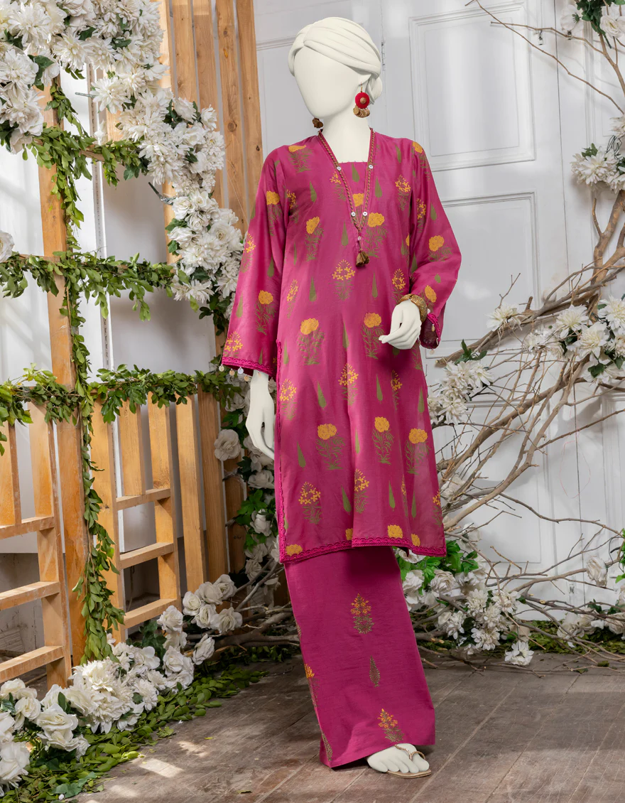 PINK LAWN 2PC UNSTITCHED | JJLS-S-JW2-24-2009 FB/BLOCK PRINT-2