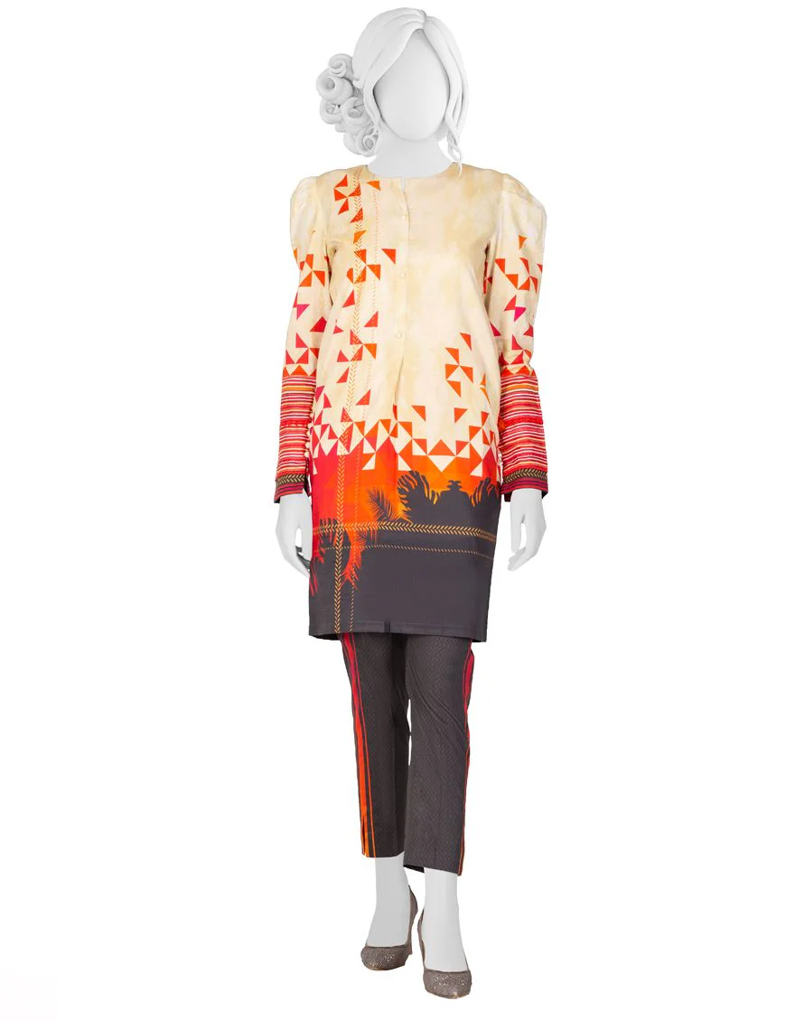 MULTICOLOR LIMINAL 2PC UNSTITCHED | JJLS-S-JW2-US-21-2005 FB/RADIANT