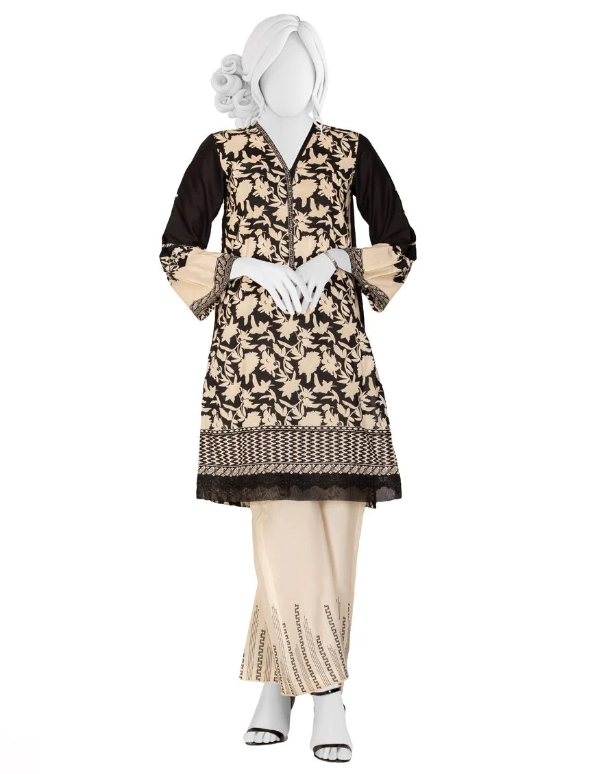 BLACK-WHT STP LAWN 2PC UNSTITCHED | JJLS-S-JW2-US-21-2010 FB/BLACK N WHITE