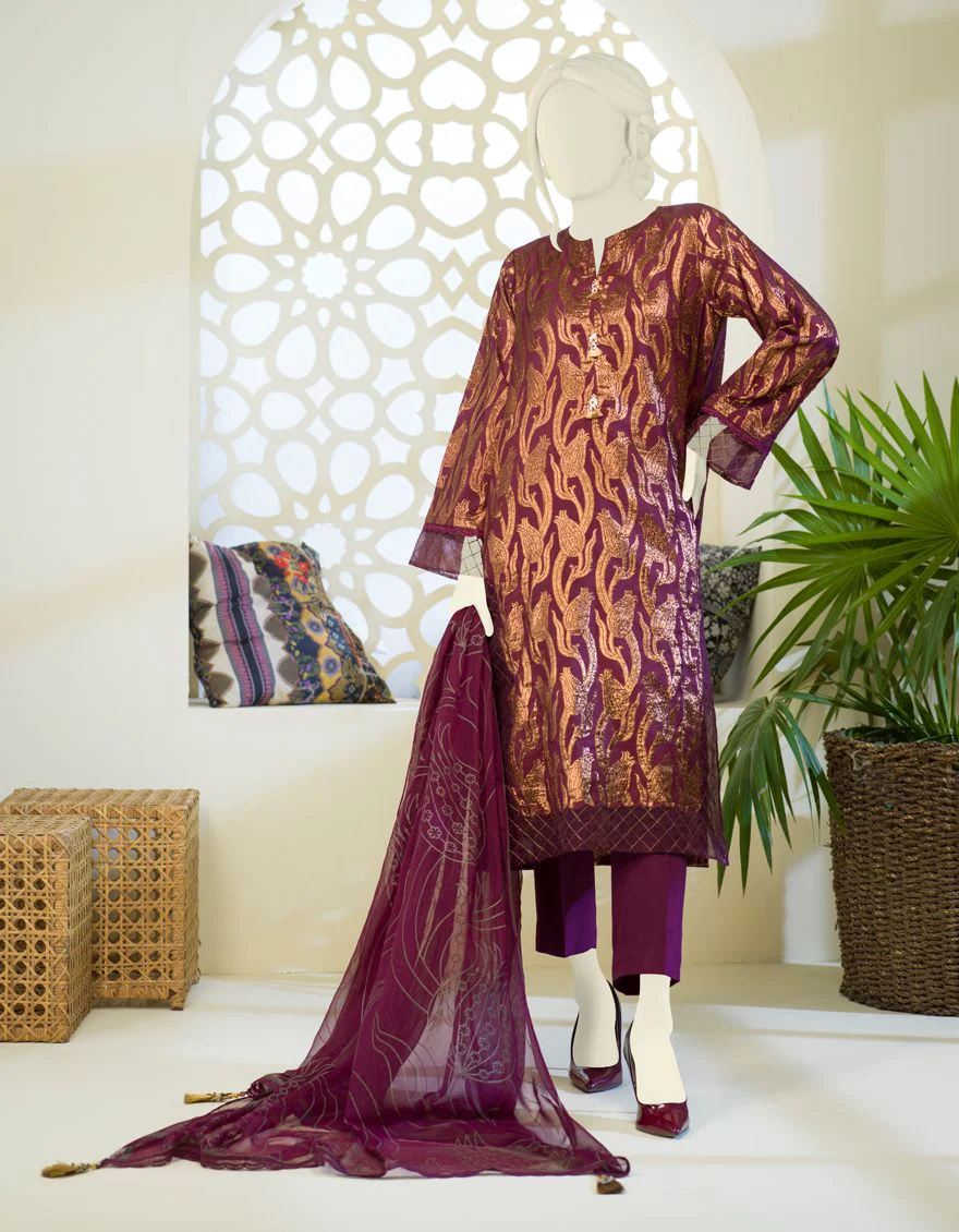 PURPLE PUR LIMINAL 2PC UNSTITCHED | JJLS-S-JW2-US-21-7013 FB/LEAL