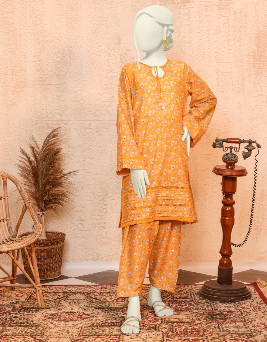 YELLOW LAWN 2PC UNSTITCHED | JJLS-S-JW2-US-22-2005 FB/HIOLAIR