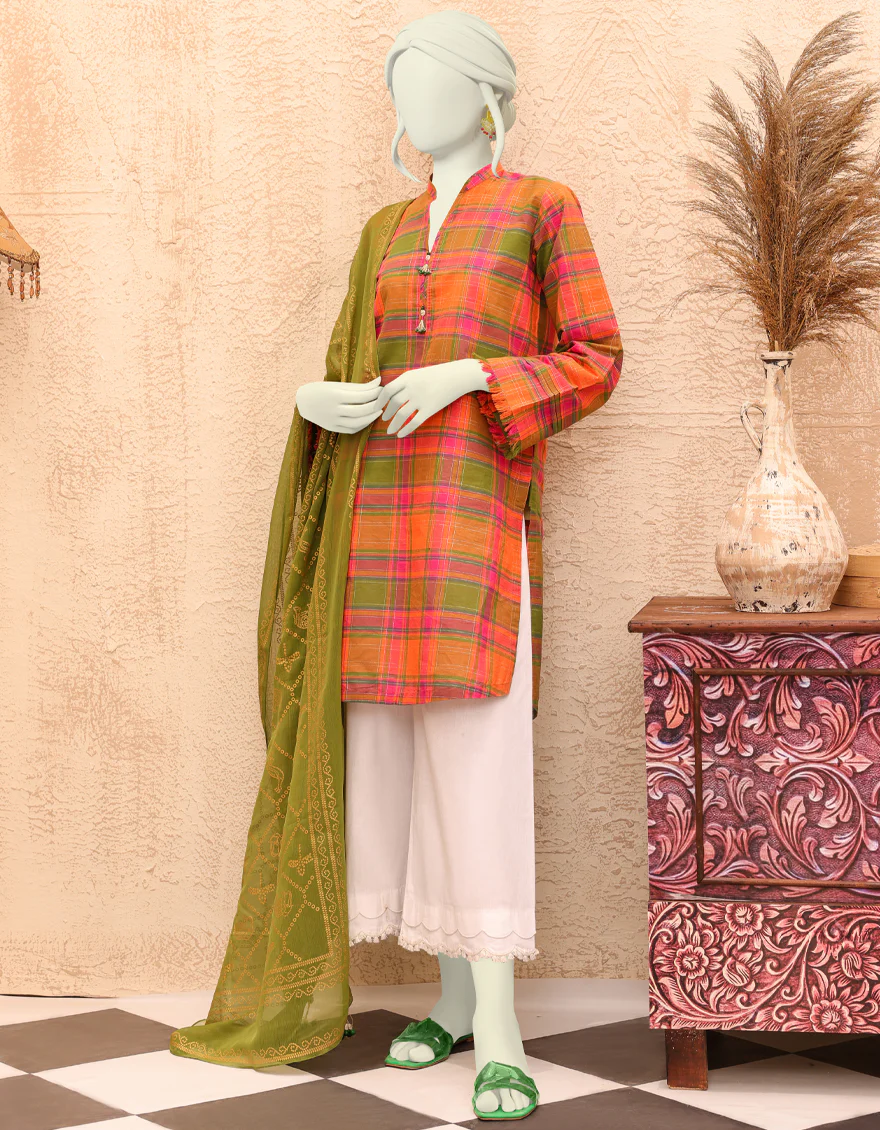 MULTICOLOR LAWN 2PC UNSTITCHED | JJLS-S-JW2-US-22-7019 FB/LEILANI