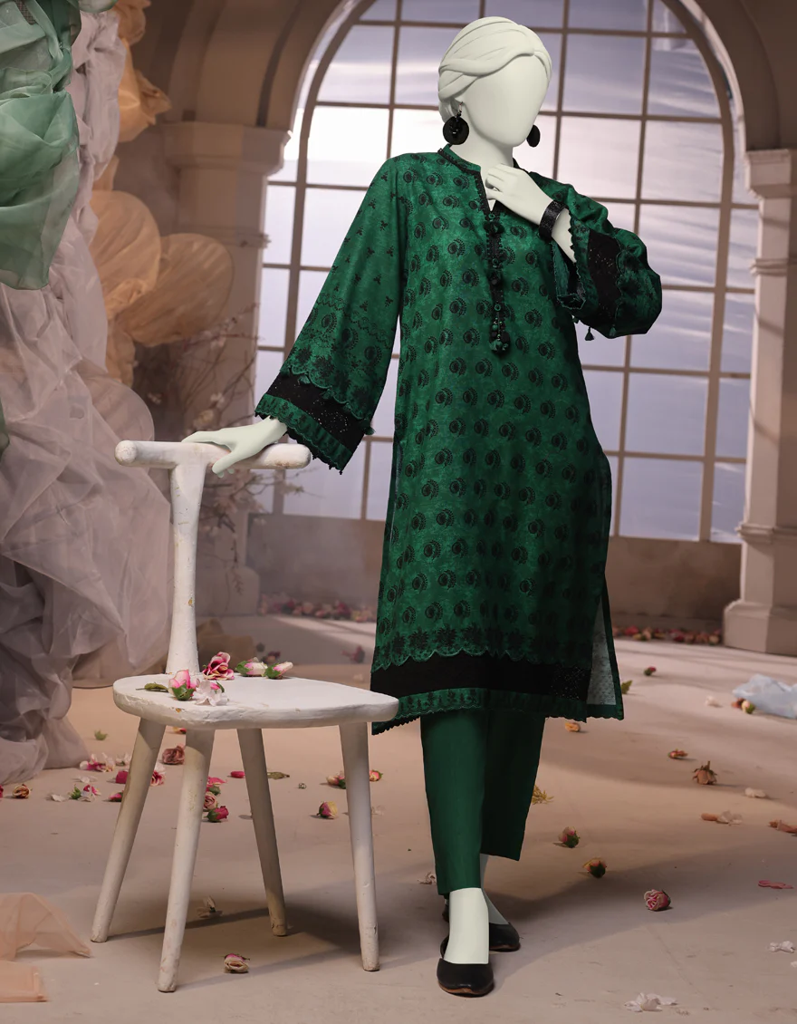 MULTICOLOR KHADDAR 2PC UNSTITCHED | JJLS-W-JW2-24-2032 FB/LACE PATTERNS-4