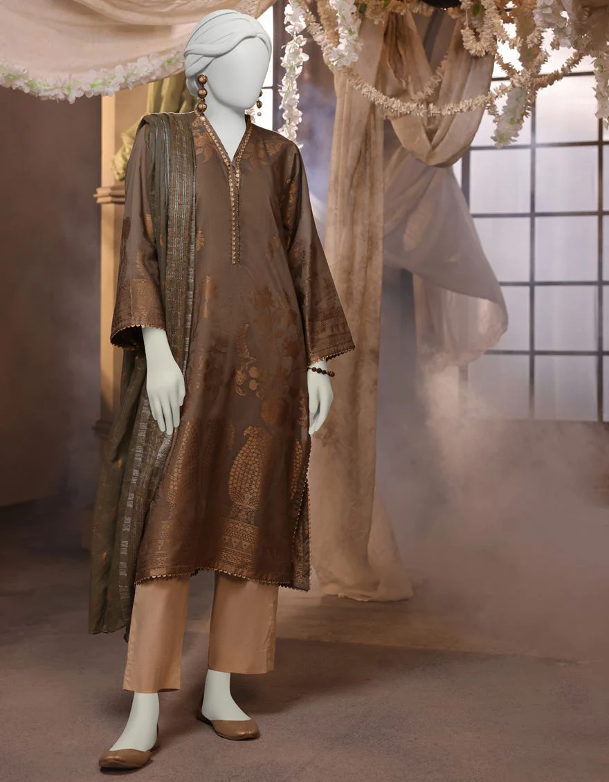 GREY JACQUARD 2PC UNSTITCHED | JJLS-W-JW2-24-7041 FB/NAQASH-E-ZARI-2