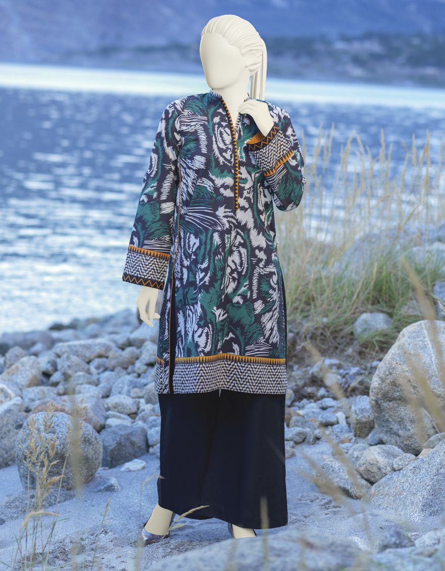GREYISH BLACK CAMBRIC 2PC UNSTITCHED | JJLS-W-JW2-US-21-2022 FB/VOGUE