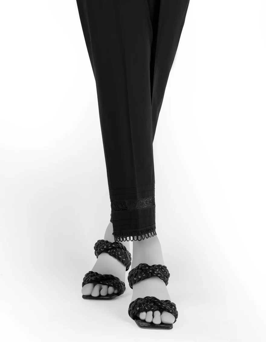 BLACK LAWN TROUSERS | JJLT-S-24-8010-B FB/ - Image 2