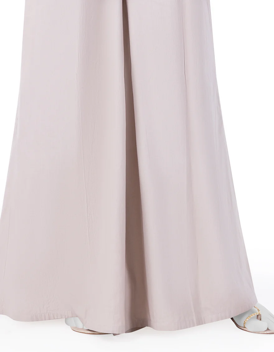 BROWN RAW SILK TROUSERS | JJLT-S-24-8014 FB/ZU