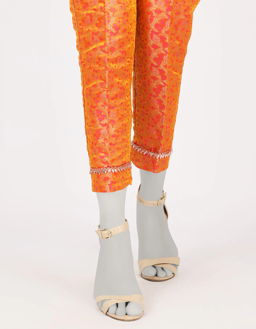 ORANGE JAMAWAR TROUSERS | JJLT-S-JPWT-US-22-557 FB/MF-625