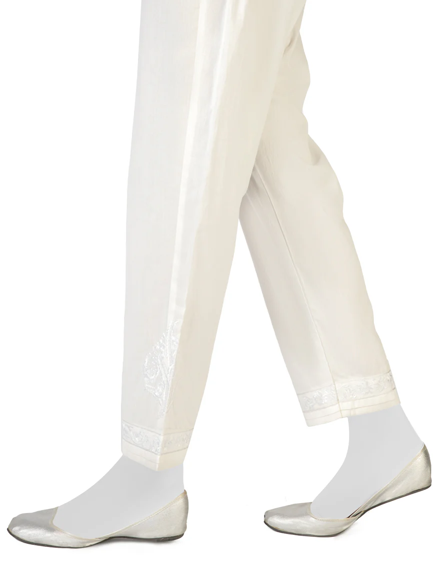 WHITE LAWN TROUSERS | JJLT-S-US-23-8005 FB/DT1-23-001-B