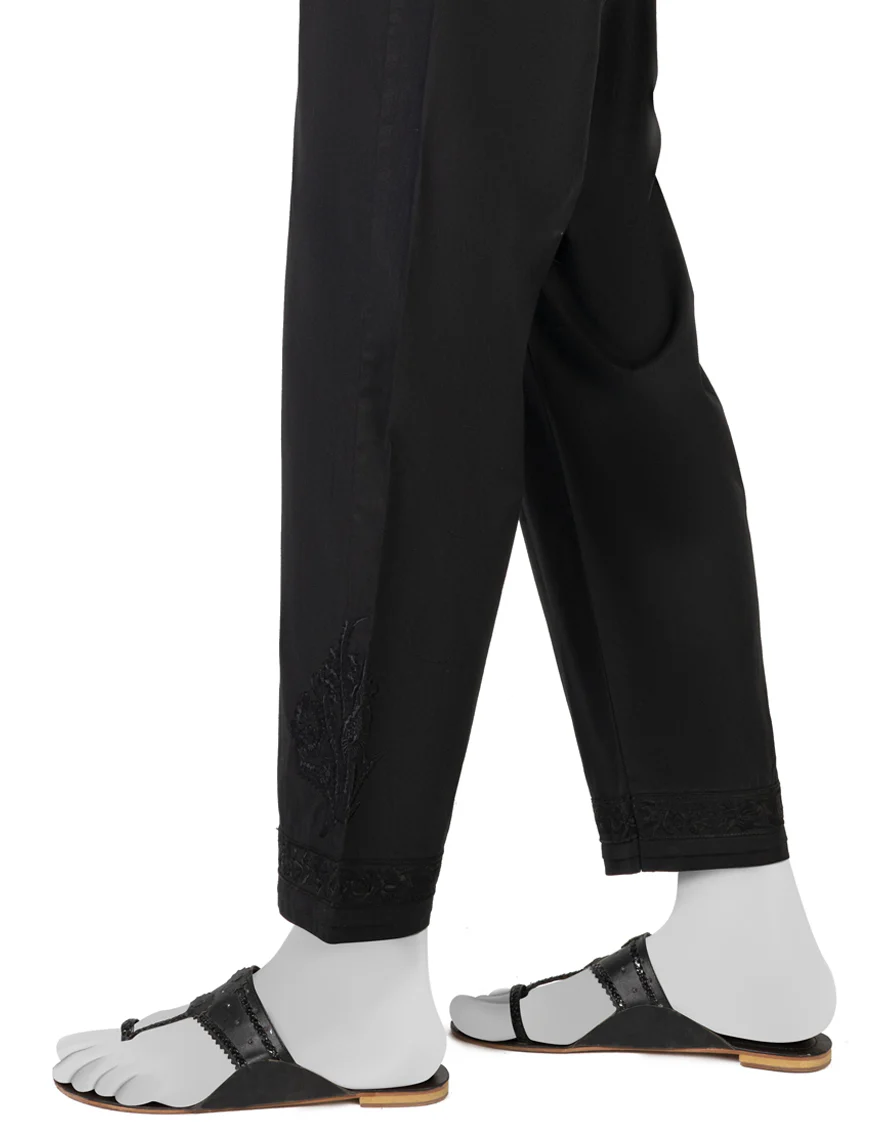 BLACK LAWN TROUSERS | JJLT-S-US-23-8007 FB/DT1-23-004-B