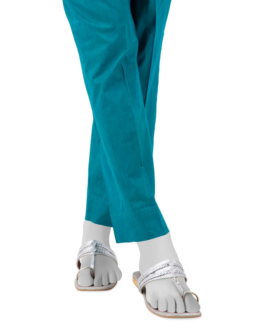 BLUE CAMBRIC TROUSERS | JJLT-W-24-8044 FB/TEAL BLUE