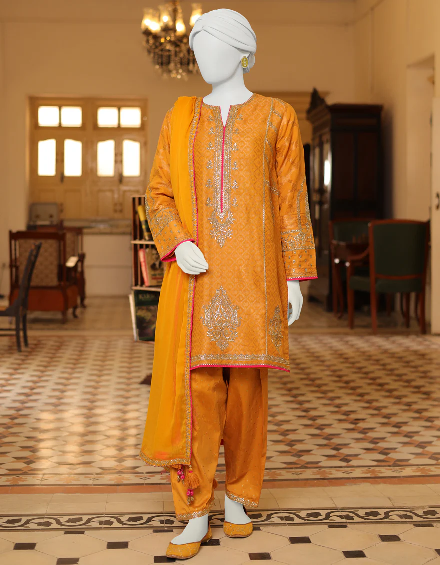 OCHER DYED 3PC STITCHED | JJPW-S-JPS-US-23-3905 FB/HF-159