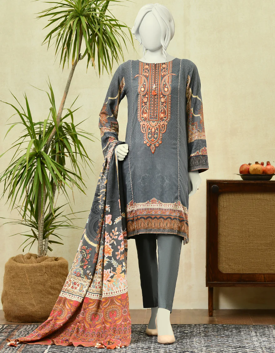 GREY CAMBRIC 3PC STITCHED | JJPW-W-JPWS-US-22-423 FB/CASPER