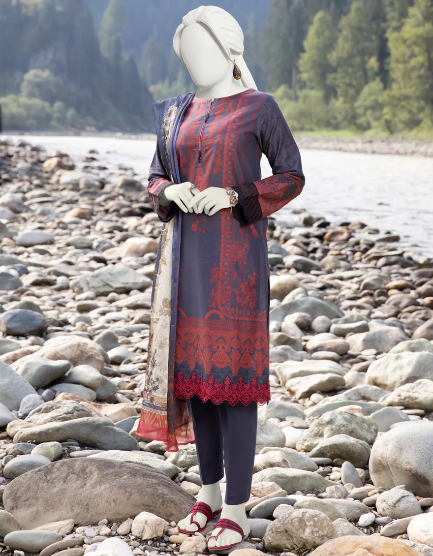 BLACK CAMBRIC 3PC STITCHED | JJPW-W-JPWS-US-22-474 FB/AMAL (22-5134)