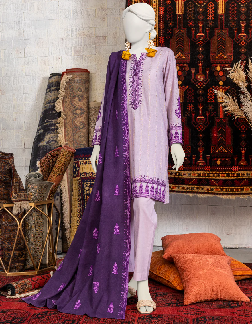 PURPLE DOBBY 3PC STITCHED | JJPW-W-JPWS-US-23-644 FB/TURTLE DOVE
