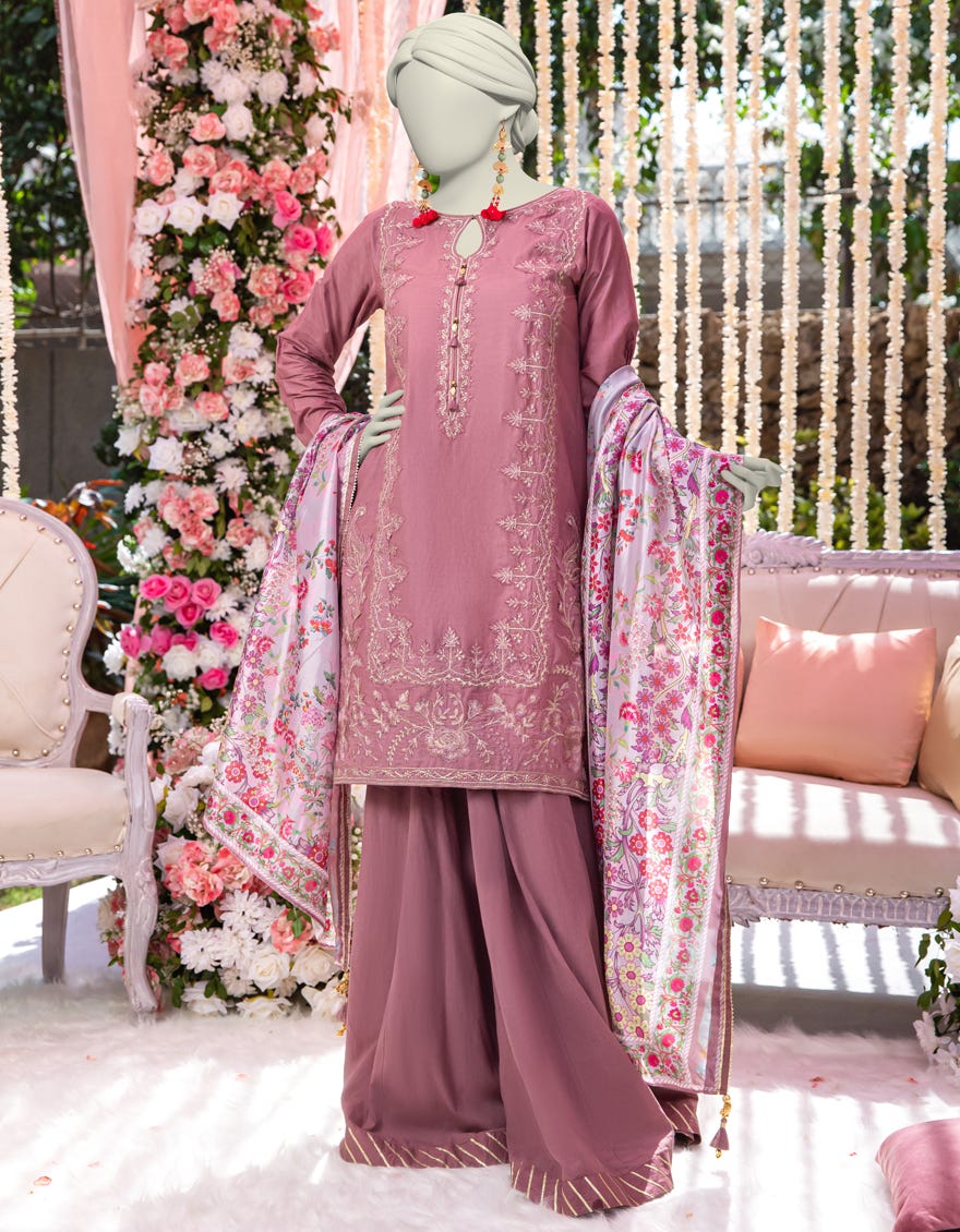PURPLE DOBBY 3PC STITCHED | JJPW-W-JW-24-1791 FB/ROYAL HARITAGE-4