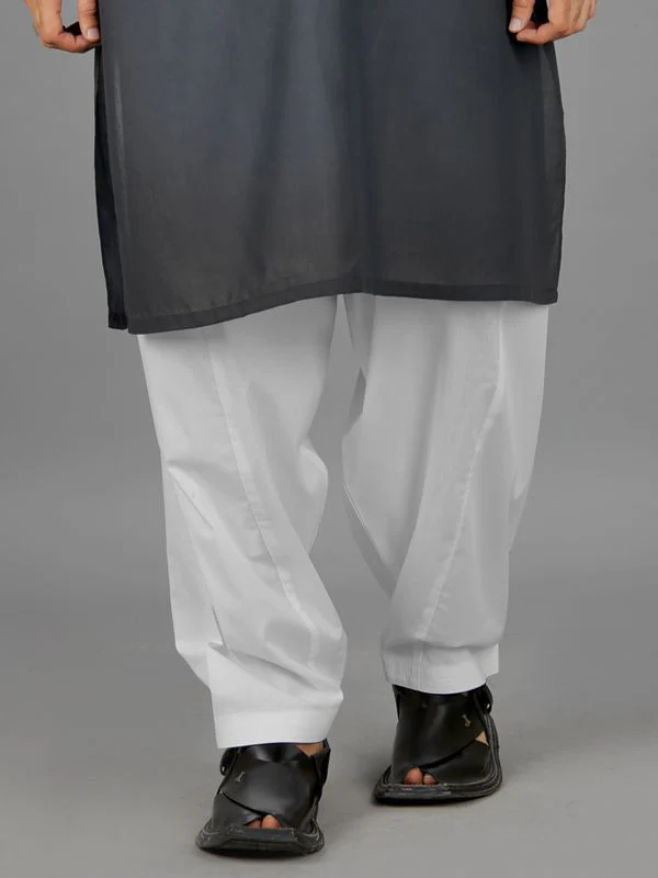 OFF WHITE COTTON SILK SHALWAR | JJS-US-102/S17/JJ105/A