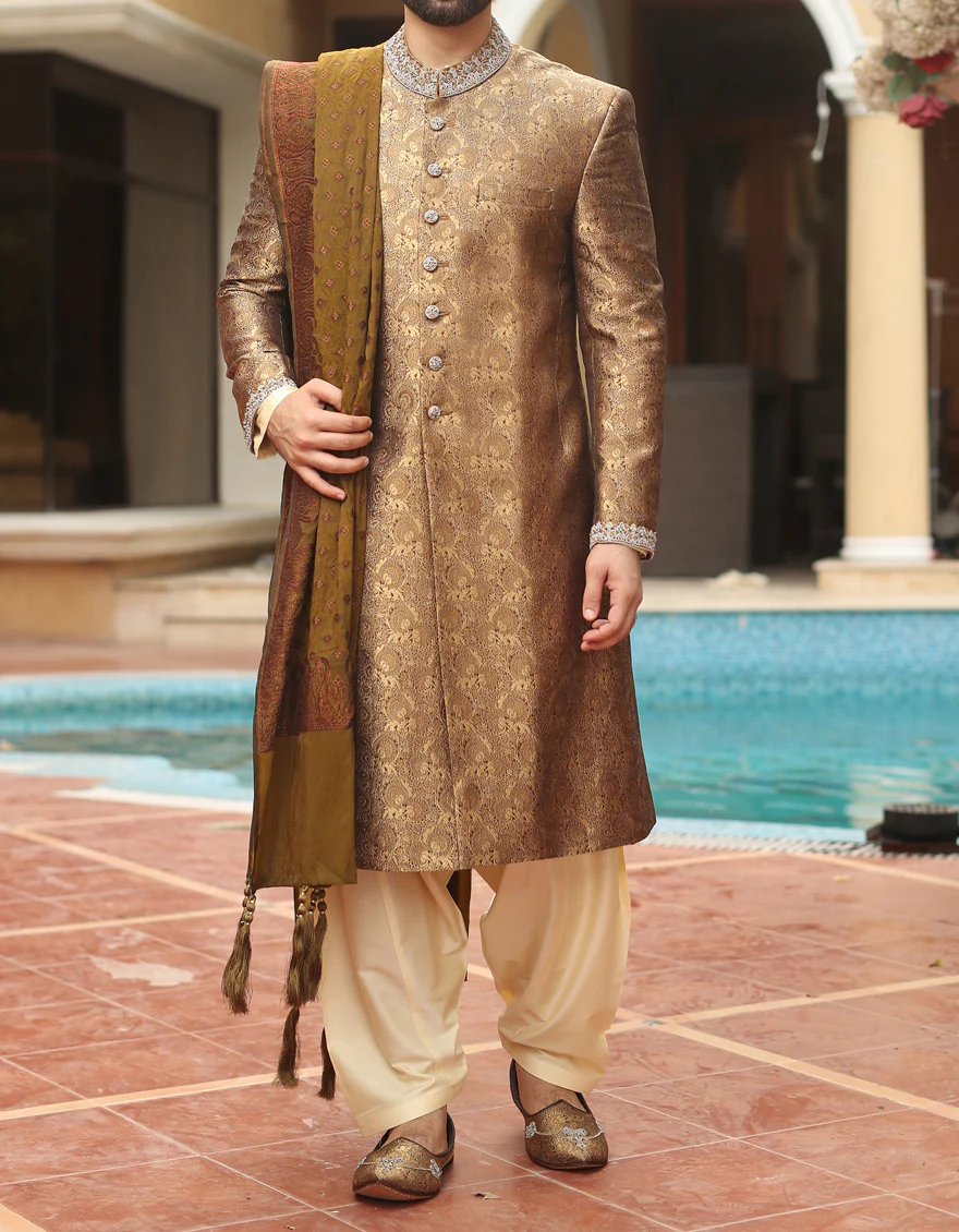 COPPER SHERWANI | JJSW-US-490/S19/JJ6320