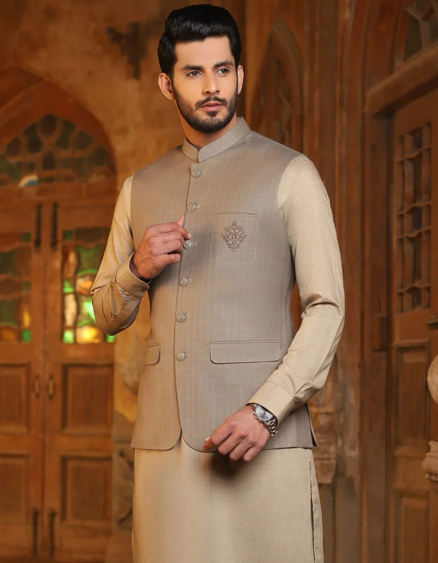 ASH GREY WAISTCOAT | JJVC-US-27376/S21/JJ6739